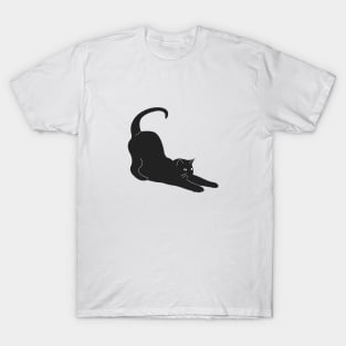 BLACK CAT STRETCH T-Shirt